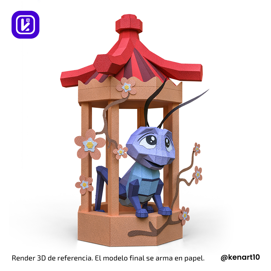 Paper render web cuadrado