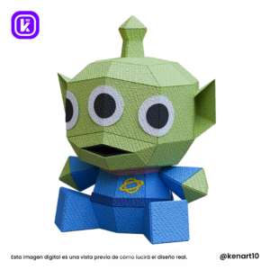 Mini Alien Papercraft