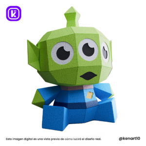 Mini Alien Papercraft