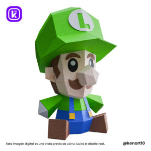 luigi Papercraft
