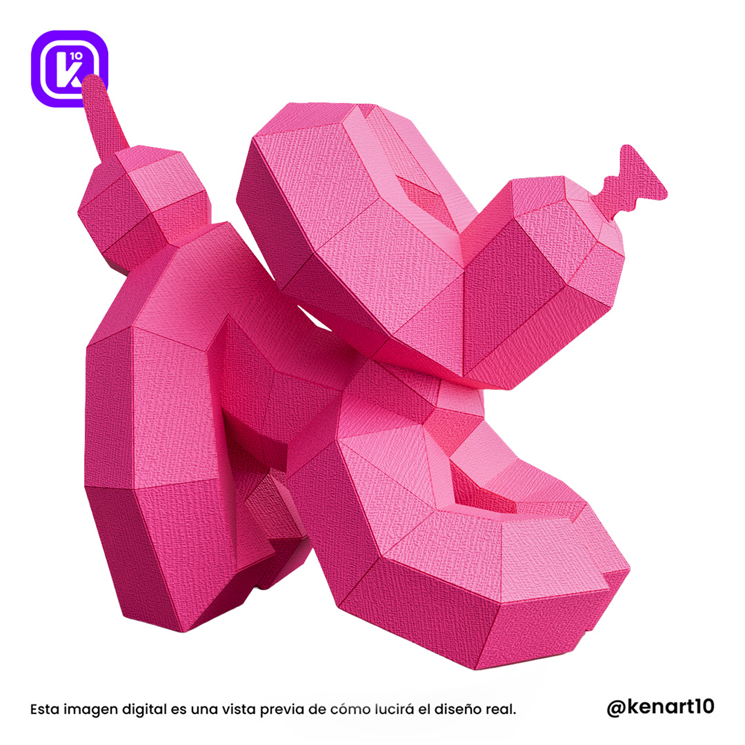 Perro Globo Papercraft