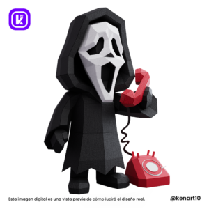 Scary Movie Papercraft