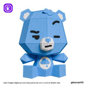 5 ositos cariñositos papercraft