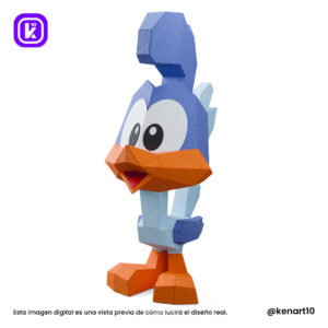 Baby Correcaminos Papercraft